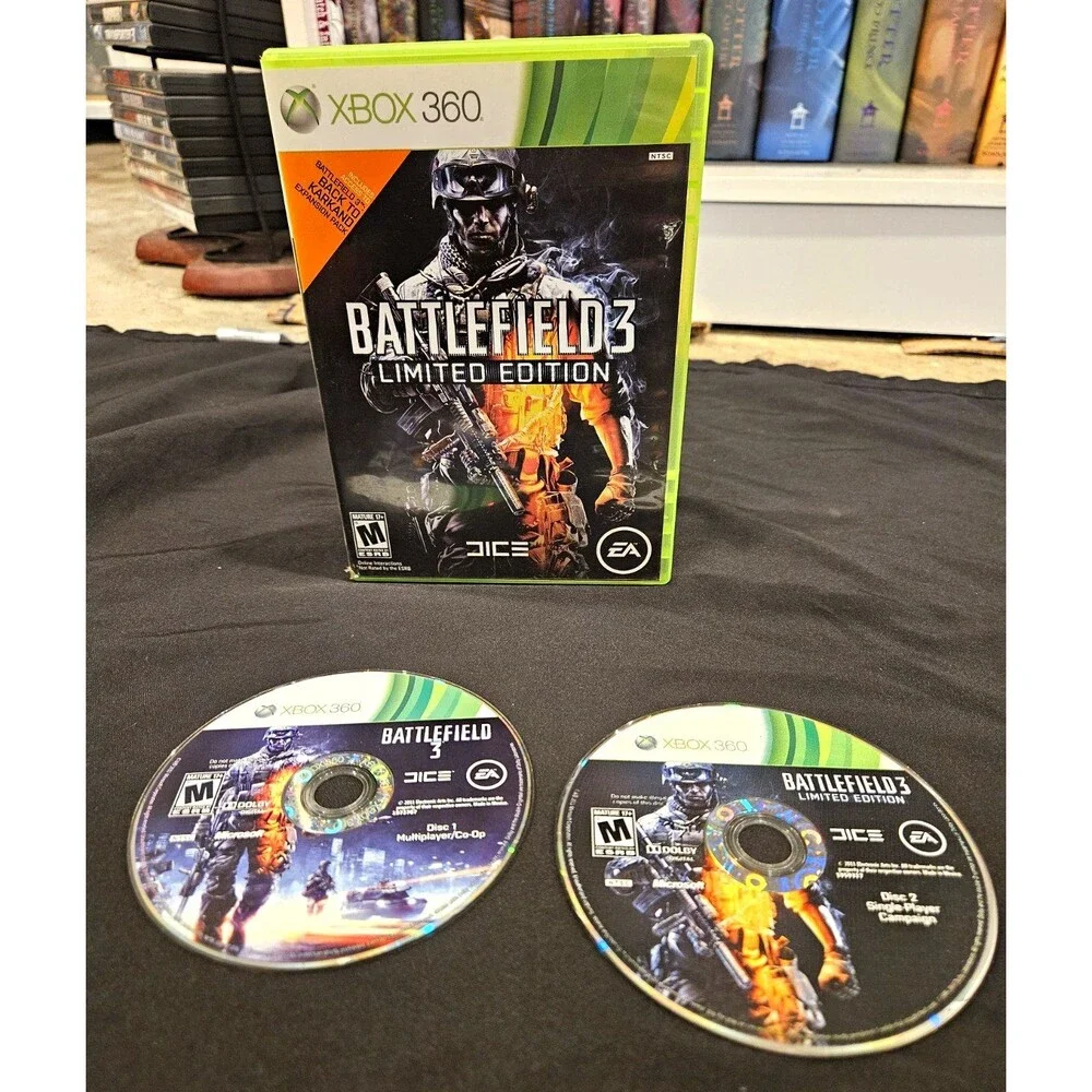 Battlefield 3 Limited Edition (Xbox 360, M, NTSC-U/C) Shooter - EA